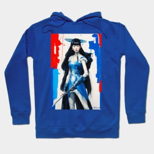 Asian warrior woman Hoodie